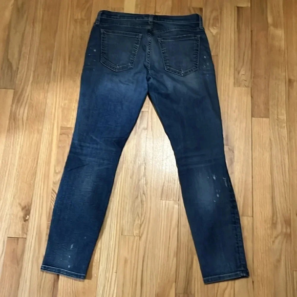 Current/Elliott | The Stiletto destroyed denim crop ankle jeans Women’s size 27 - Picture 6 of 10